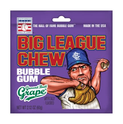 Big League Chew® Bubble Gum - Ground Ball Grape™ 2.12oz