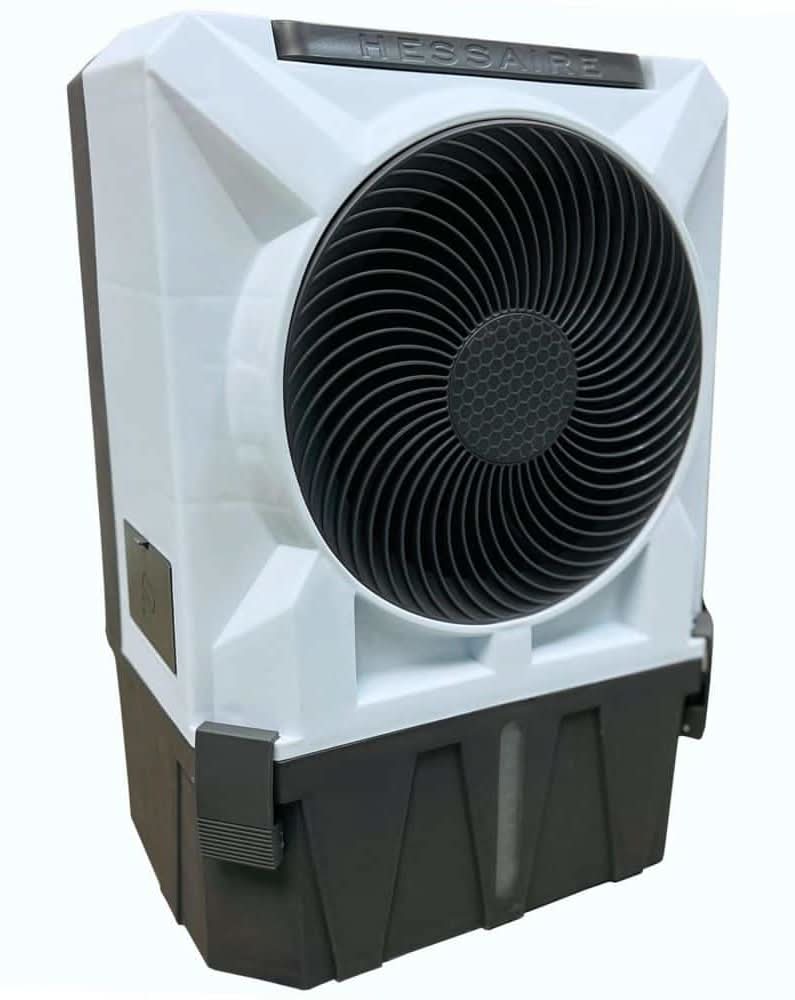 Hessaire 900 Cfm 2-Speed Portable Evaporative Cooler For 350 Sq. Ft. In Gray
