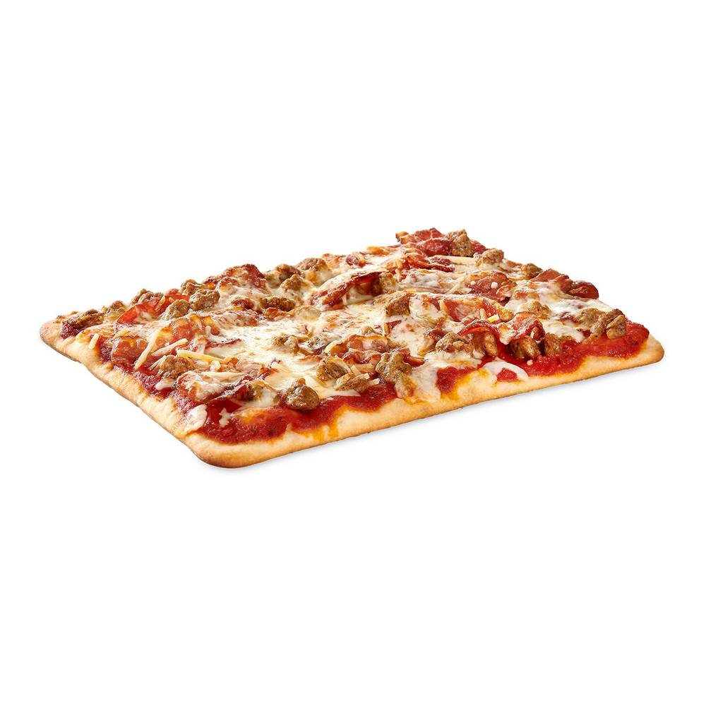 3 Meat Flatbread Pizza