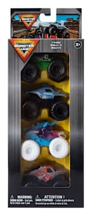 Monster Jam Toy Set 4-Pack Black