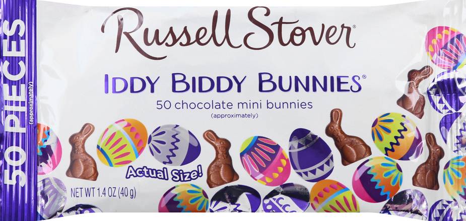 Russell Stover Mini Chocolate Bunnies (50 ct)