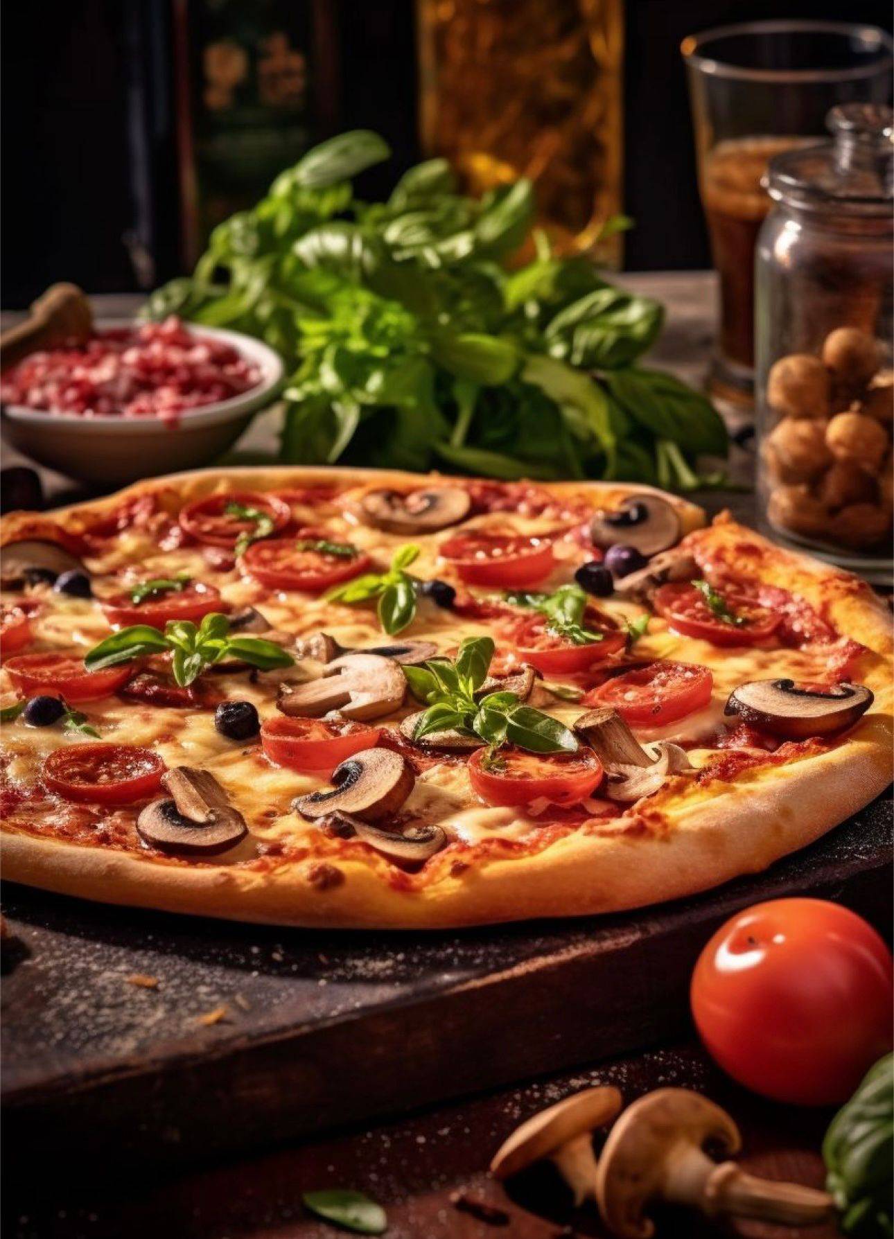 Pizza végétarienne 🍕🌱