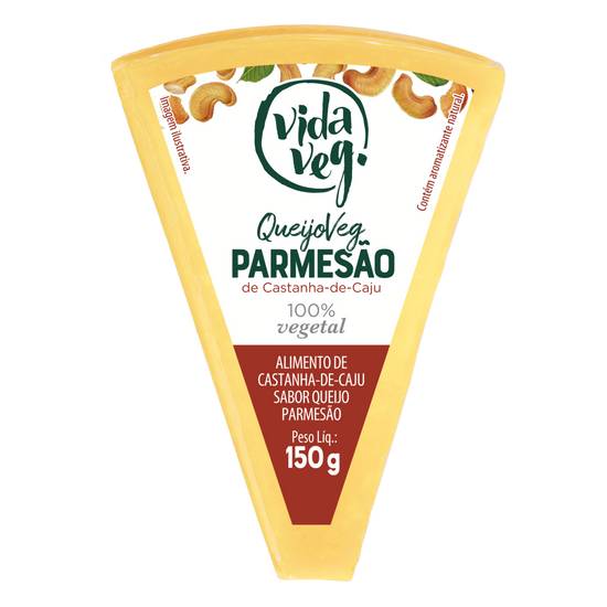Vida veg queijo veg parmesão de castanha-de-caju (150 g)