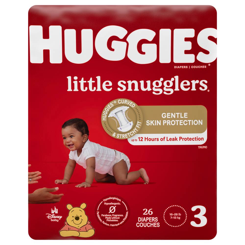 Huggies Size 3 Disney Baby Little Snugglers Diapers