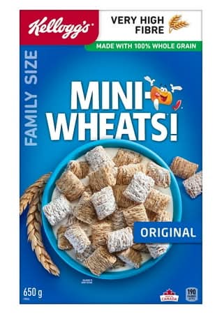 Kellogg's Mini-Wheats Original Frosted Cereal (650 g)