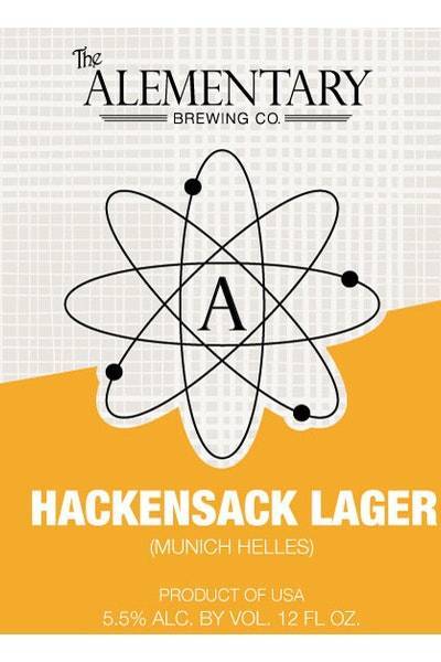 Alementary Hackensack Lager (6x 12oz cans)