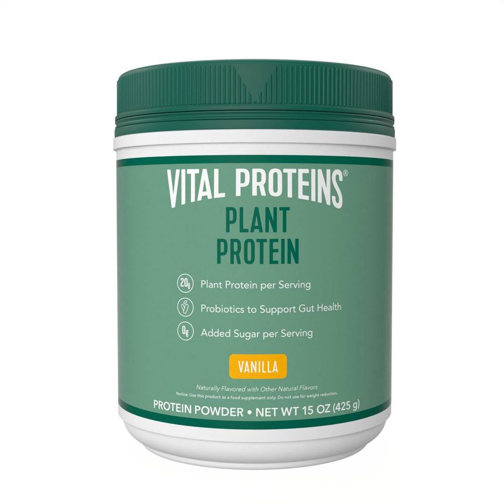 Vital Proteins Plant Protein Powder (15 oz) (vanilla)
