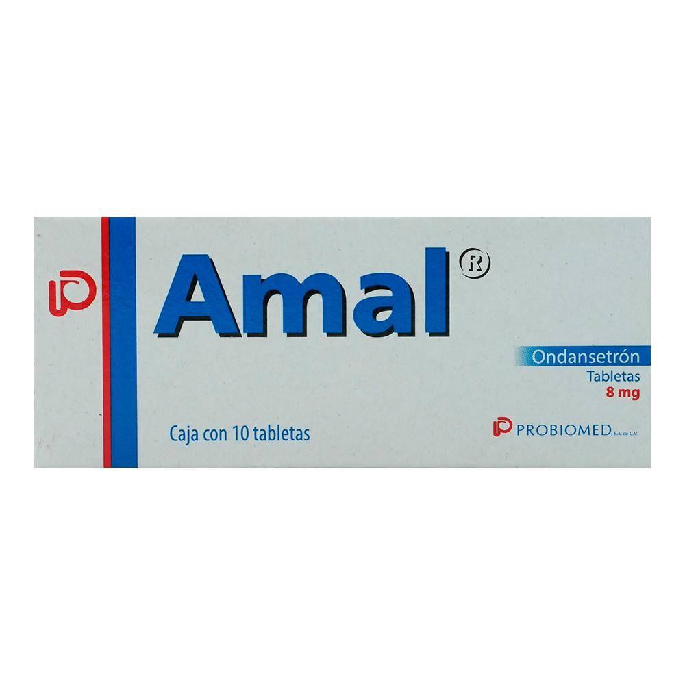 Probiomed · Amal odansetrón tabletas 8 mg (10 un)