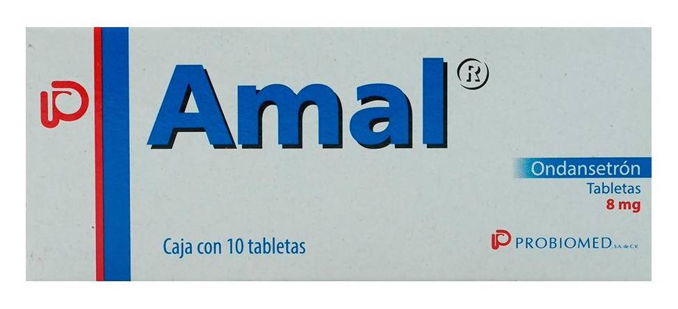 Probiomed · Amal odansetrón tabletas 8 mg (10 un)