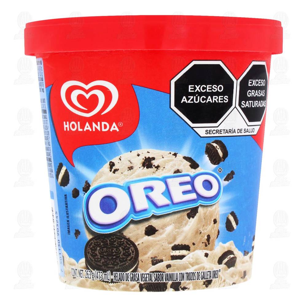 Holanda · Helado oreo (473 ml)