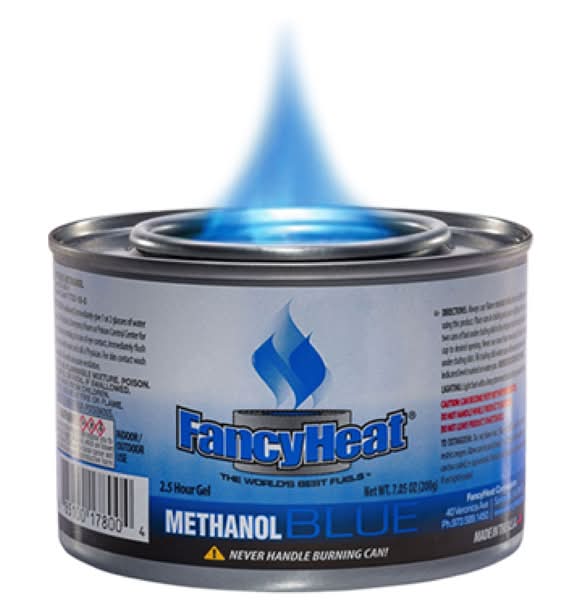 FancyHeat 2.5 Hour Methanol Chafing Fuel, Blue (7.25 oz)