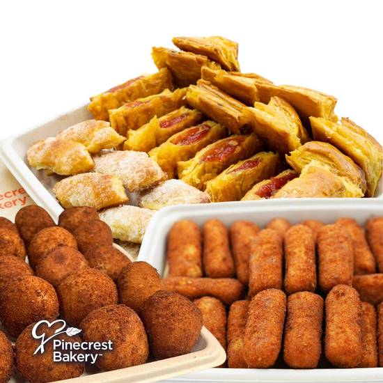 25 Pastelitos, 25 Croquetas, 25 Papa Rellena