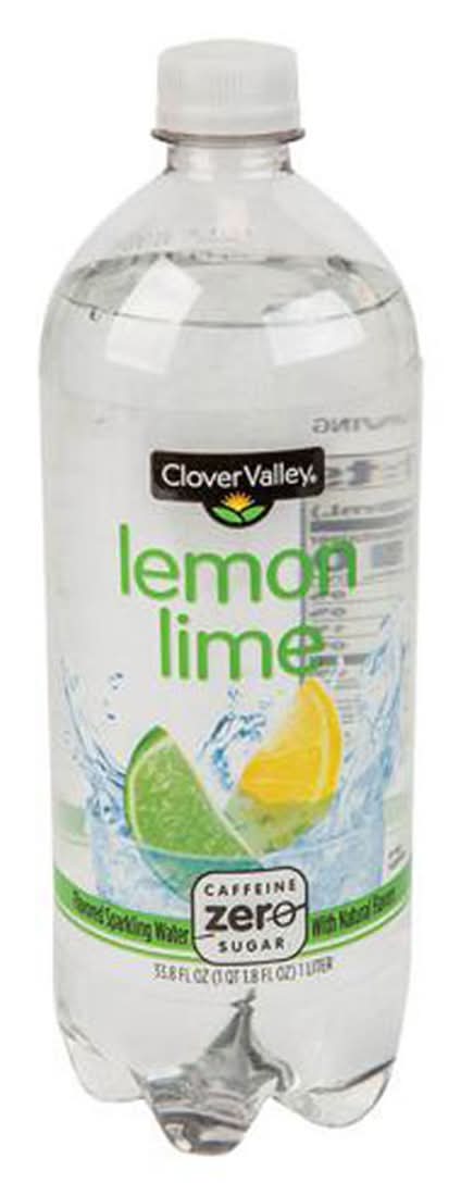 Clover Valley Lemon Lime Sparkling Water 1 Liter