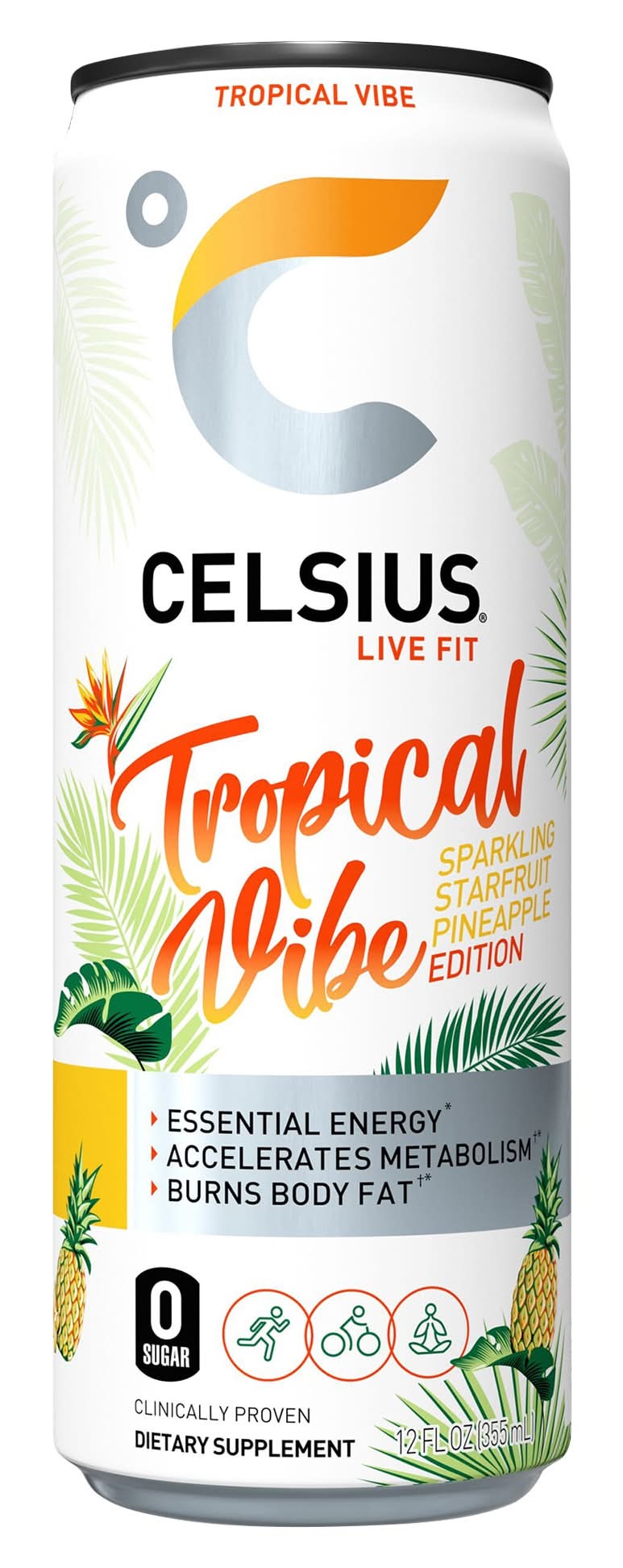 Celsius 12 - fl oz Tropical Vibe Energy Drink