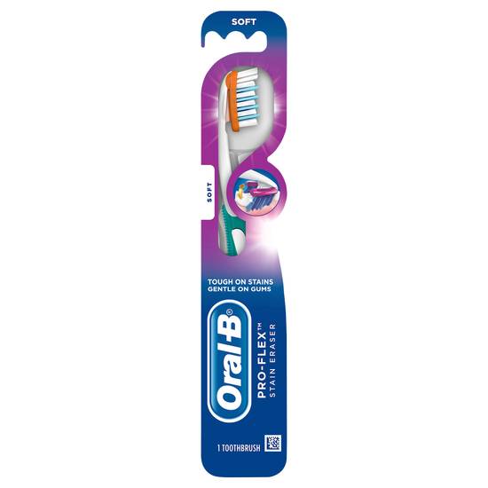 Oral-B Pro-Flex Stain Eraser Soft Toothbrush