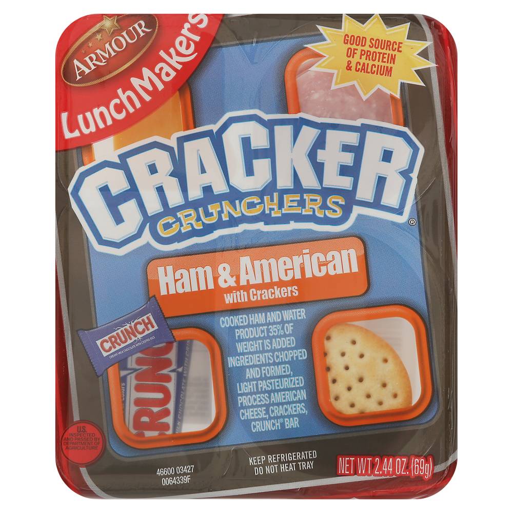 Armour Lunchmakers Ham Cracker Crunchers With Crunch Bar