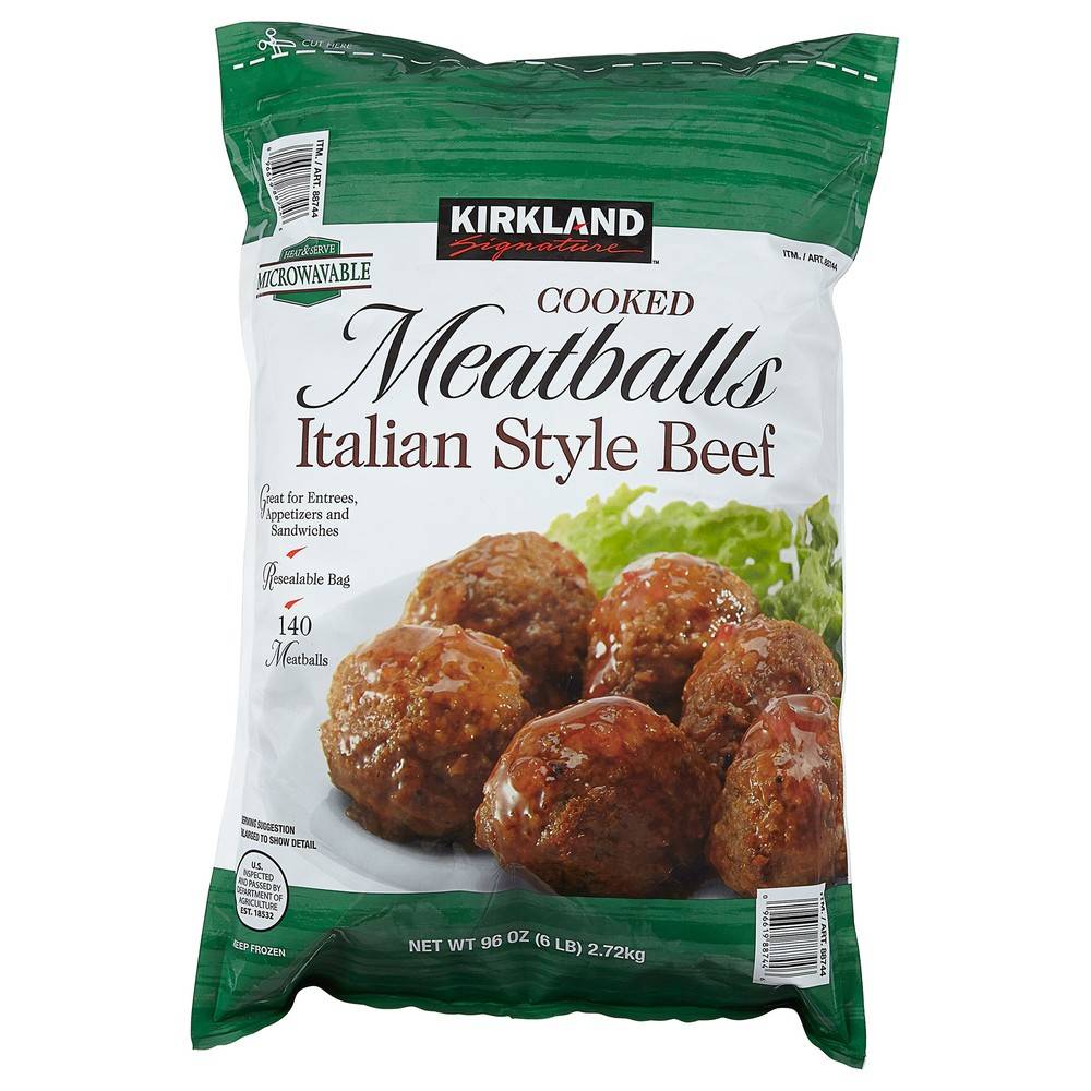 Kirkland Signature Italian Style Beef Meatballs (6 lbs)