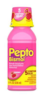Pepto - Bismol Upset Stomach Reliever/Antidiarrheal Liquid - 8 oz (1 Unit per Case)
