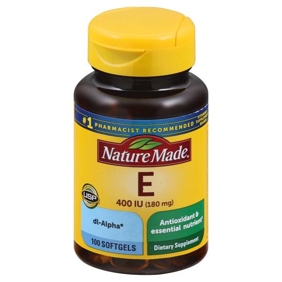 Nature Made Vitamin E 180 mg Softgels (100 ct)