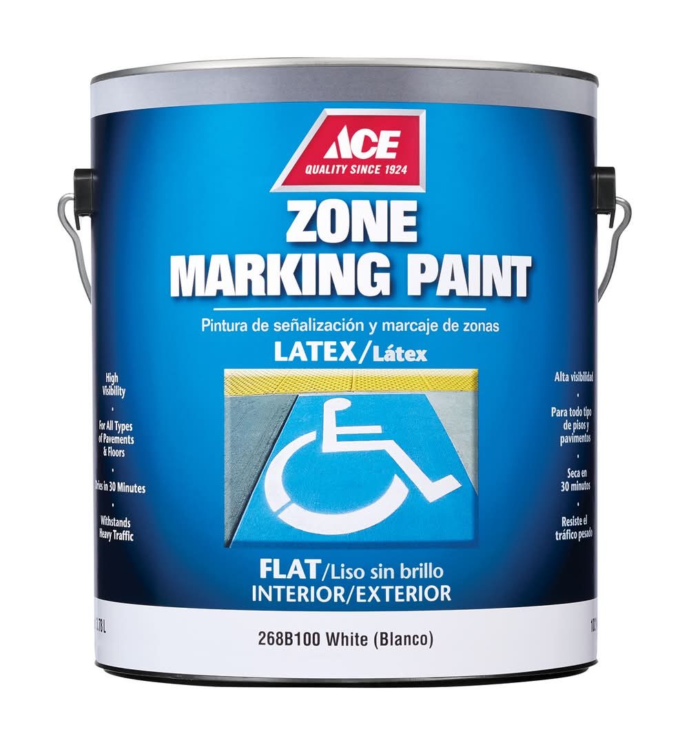 ACE White Traffic Zone Marking Paint 1 Gal