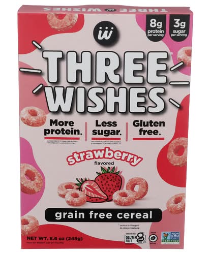 Three Wishes Strawberry Grain Free Cereal
