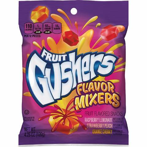 Fruit Gushers Flavor Mixers Fruit Snacks