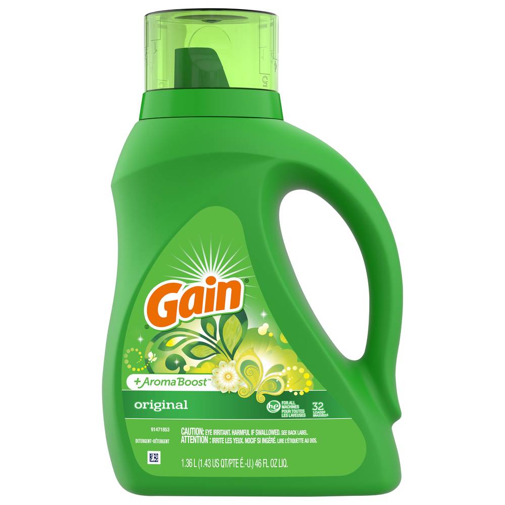 Gain Aroma Boost Original Liquid Laundry Detergent