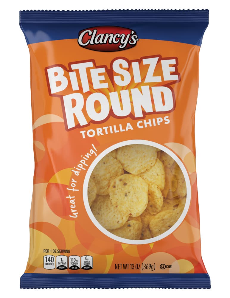 Clancy's Bite Size Round Tortilla Chips (13 oz)