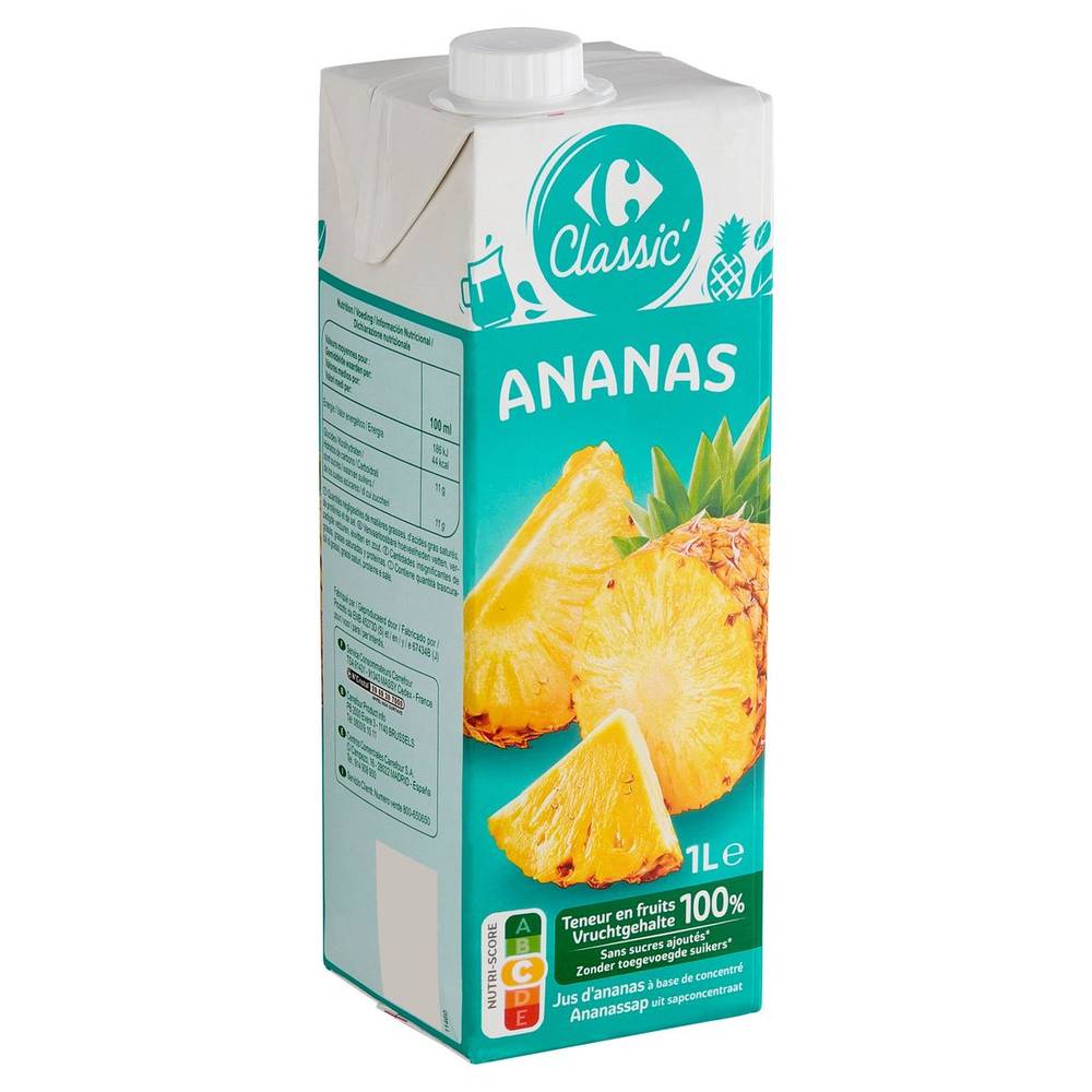 Carrefour Classic'' Ananas 1 L