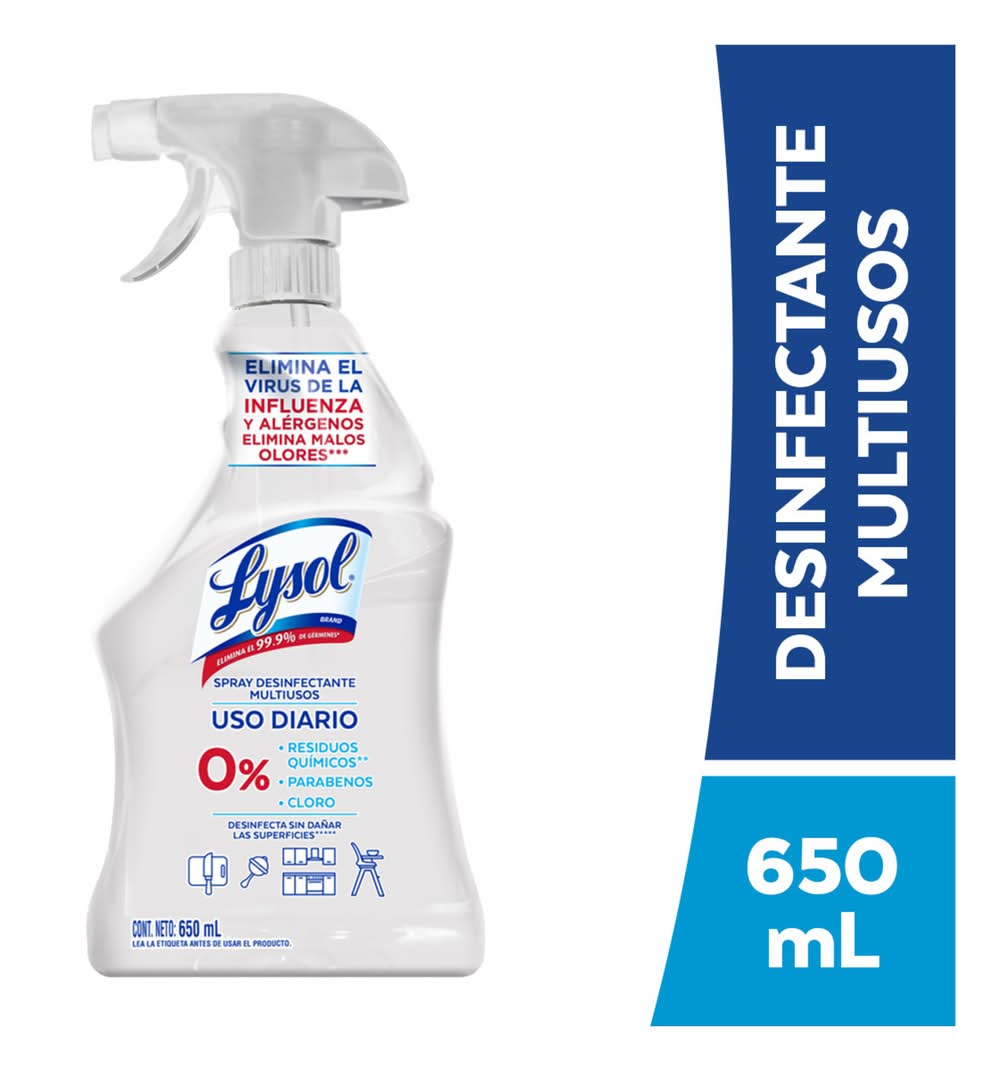 Lysol · Spray desinfectante multiusos (650 ml)