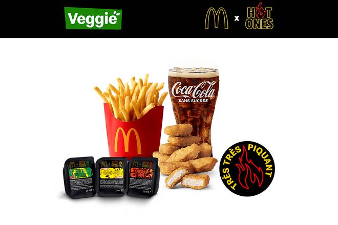 9 VEGGIE McPLANT® NUGGETS McDO x HOT ONES