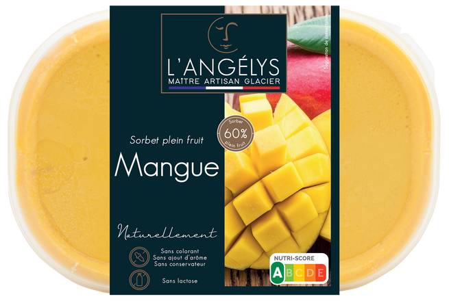 L'angélys - Sorbet plein fruit mangue