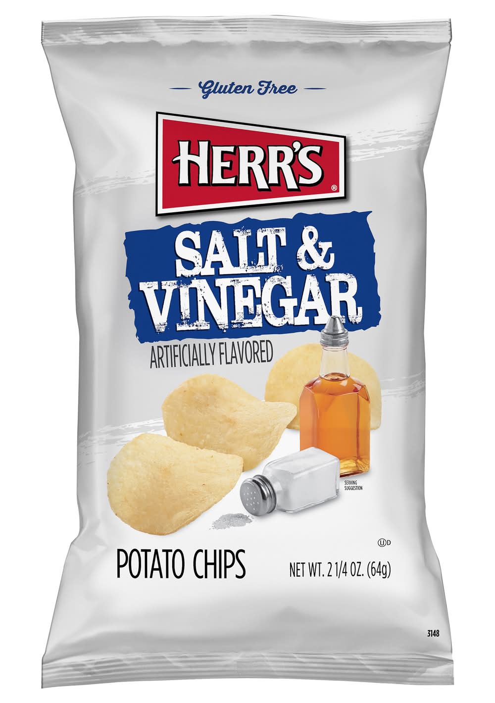 Herr's Potato Chips, Salt-Vinegar (2.25 oz)
