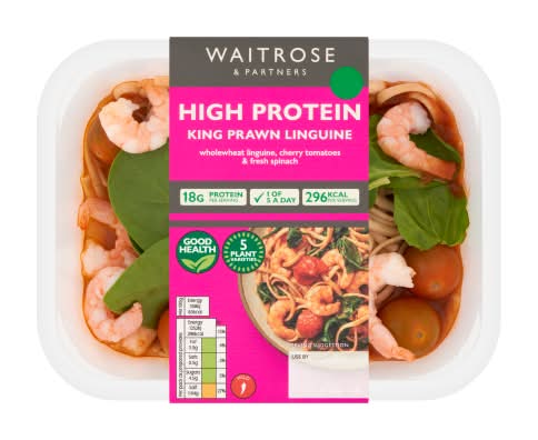 Order Waitrose & Partners High Protein King Prawn Linguine - Delivery ...