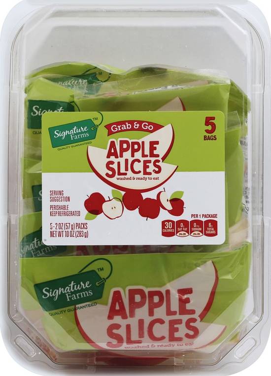 Order Signature Farms · Apple Slices (5 x 2 oz) food online from Safeway store, Eureka on bringmethat.com