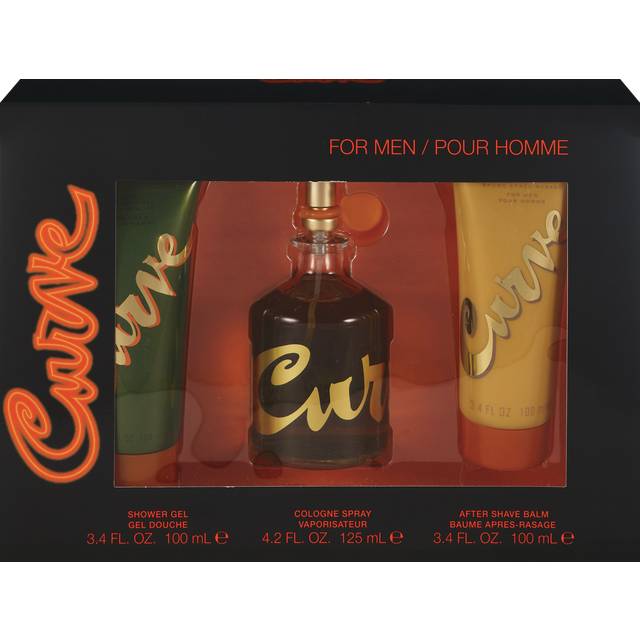 Curve For Men Fragrance 3 Piece Gift Set