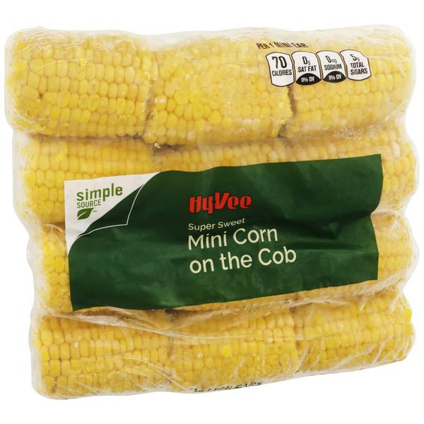 Hy-Vee Simple Source Super Sweet Mini Corn on the Cob (12 ct)