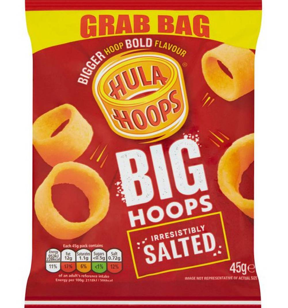 Hula Hoops Big Hoops Salted 75g
