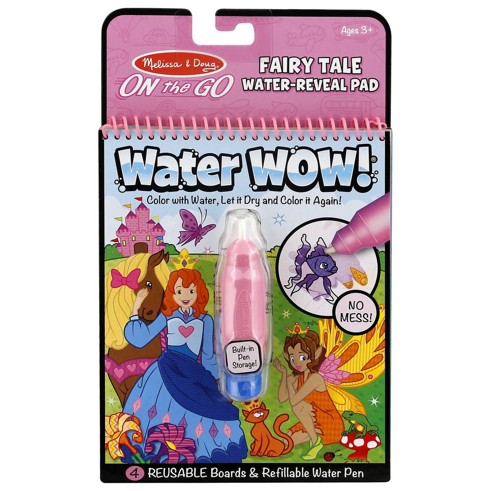 Melissa & Doug Water Wow! on the Go Fairy Tale -Reveal Pad