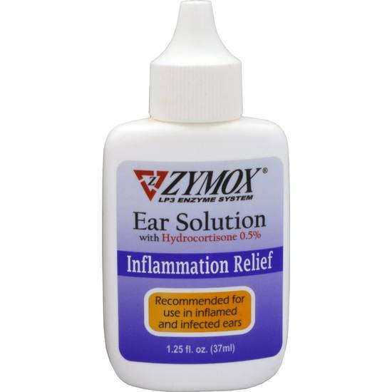 Zymox Lp3 Enzyme System Inflammation Relief Ear Solution (1.25 fl oz)