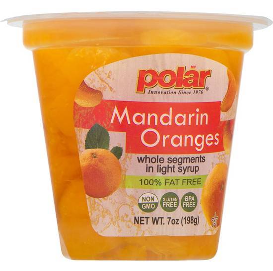 Polar 100% Fat Free Mandarin Oranges in Light Syrup (7 oz)