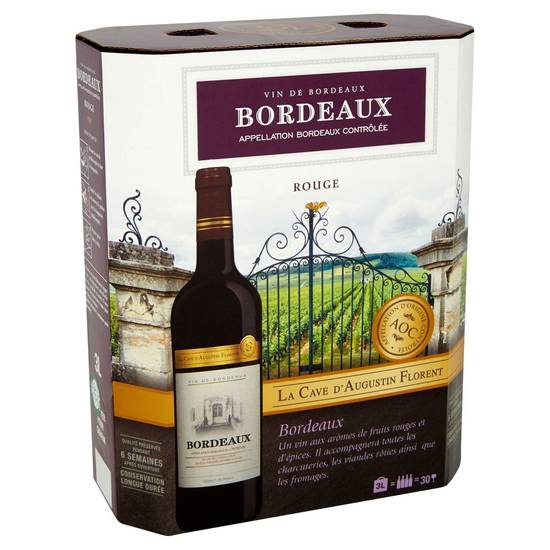 France Bordeaux Caves D'augustin Florent Rouge Bag in Box