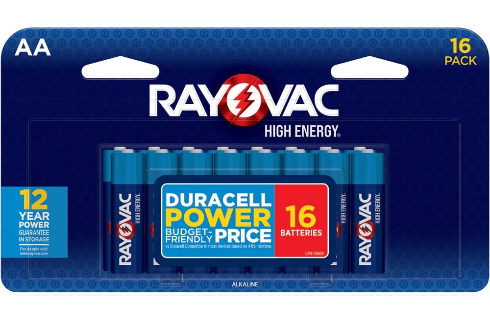Rayovac High Energy Alkaline AA Batteries ( 16 -Pack)