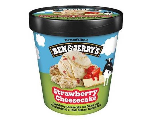 Ben and Jerry's Strawberry Cheesecake
