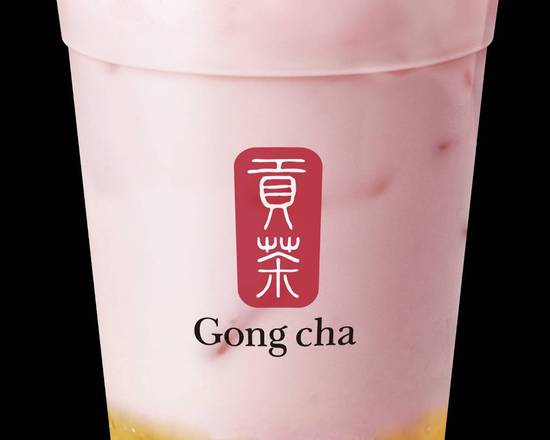 Pineapple Strawberry Milk Tea