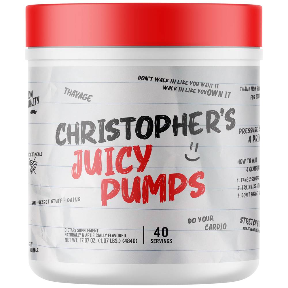 Christopher'S Juicy Pumps - White Cherry(1.14 Pound Powder)