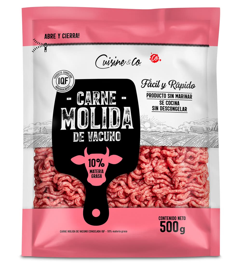 Cuisine & Co · Carne molida de vacuno congelada (500 g)