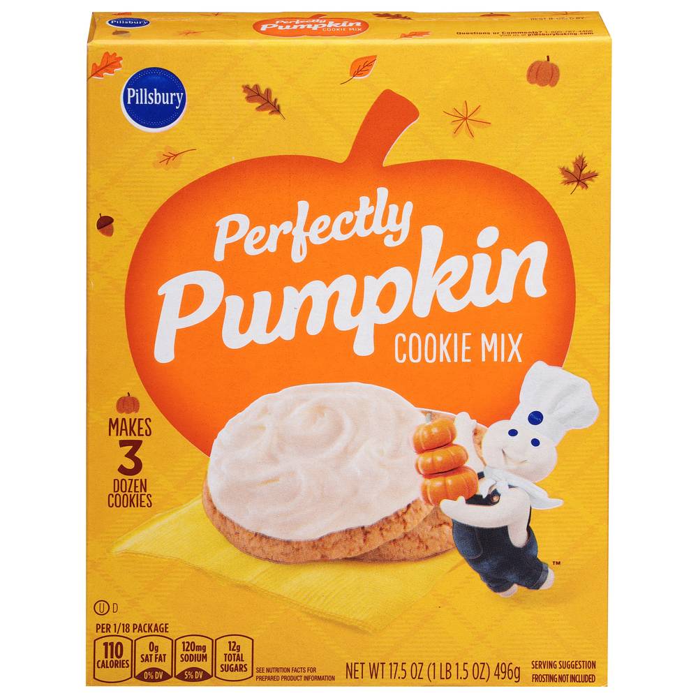 Pillsbury Moist Supreme Perfectly Pumpkin Cookie Mix (496 g)