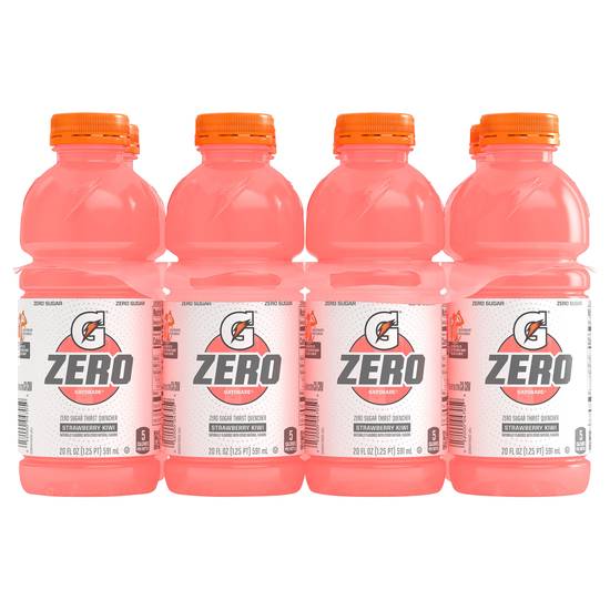 Gatorade Zero Sugar Strawberry Kiwi Thirst Quencher (8 ct, 160 fl oz)