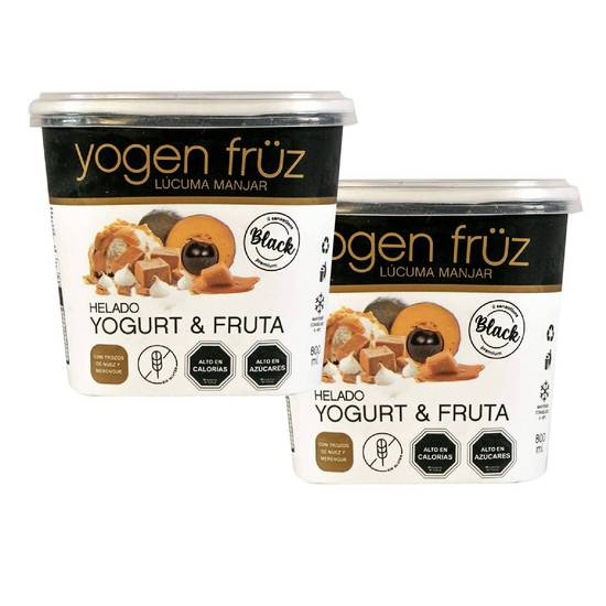 2 Pote  Black Lucuma Manjar